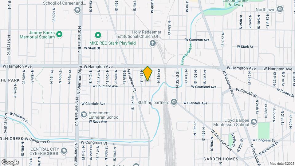 4709 N 35th St Map and Location Details