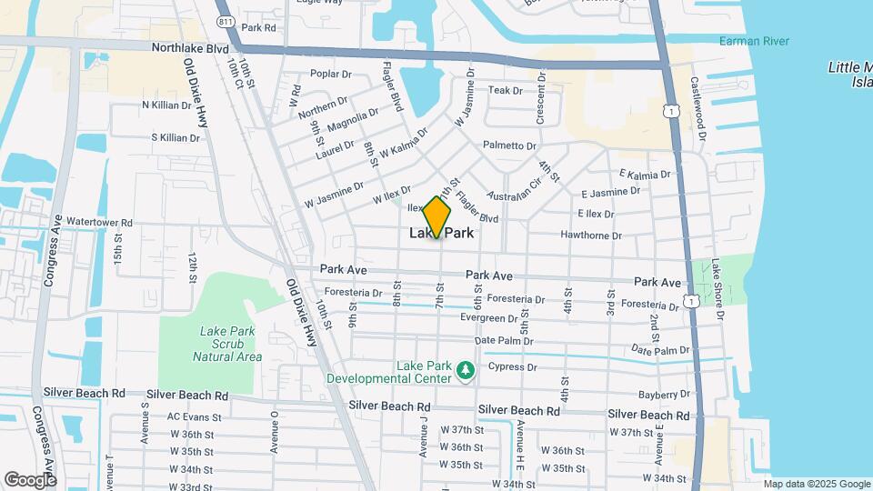 707 Greenbriar Dr Map and Location Details