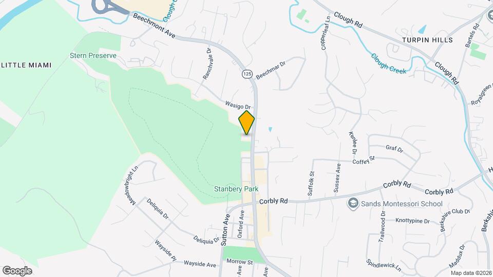 Symphony Apartments in Mt. Washington Map and Location Details