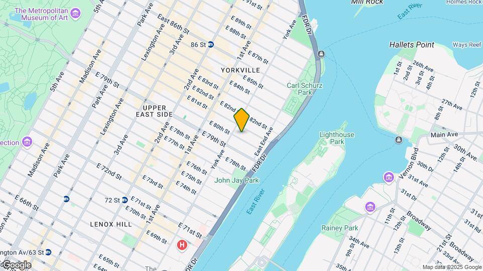 507 E 80th St Mapa y Detalles de la Ubicación