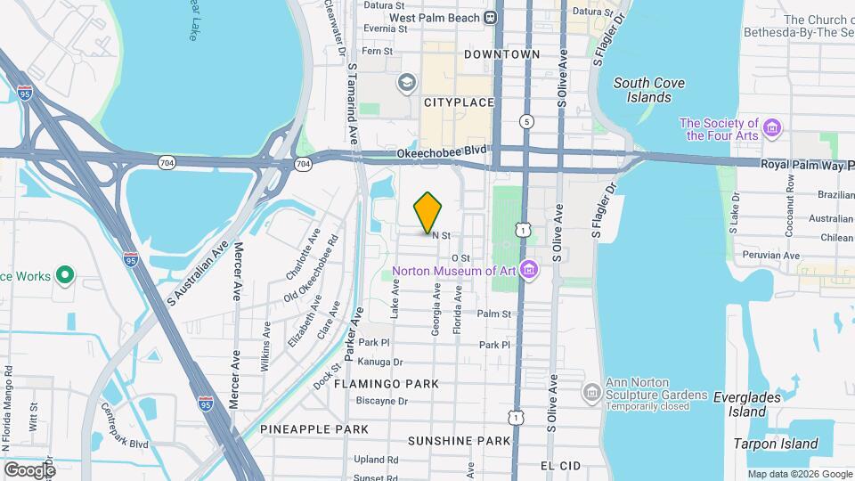 726 N St Mapa y Detalles de la Ubicación