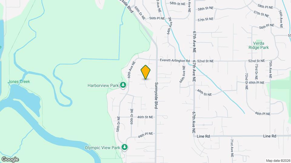 4919 61st Dr NE Map and Location Details