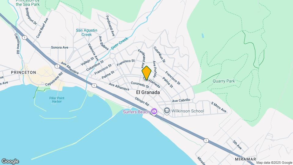 157 Ave Portola Map and Location Details