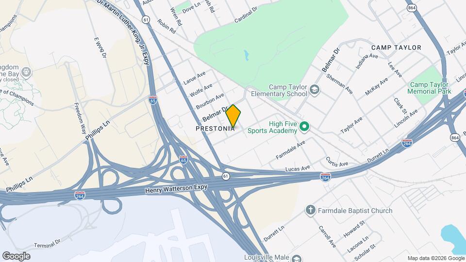 1235 Morgan Ave Map and Location Details