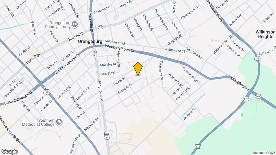 599 Bayne St SE Map and Location Details