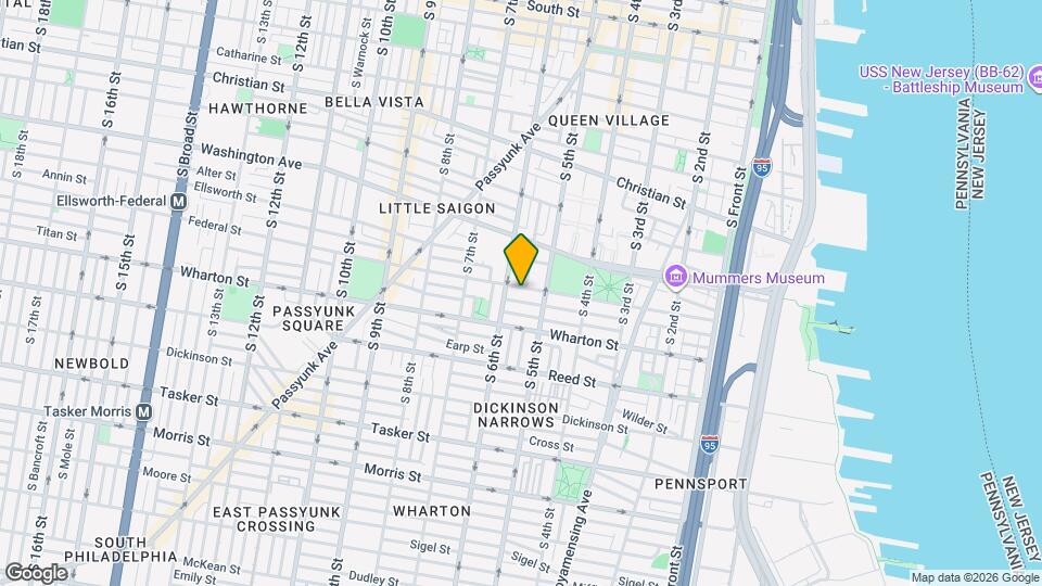 524 Federal St Map and Location Details