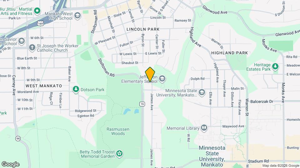 147 James Ave Mapa y Detalles de la Ubicación