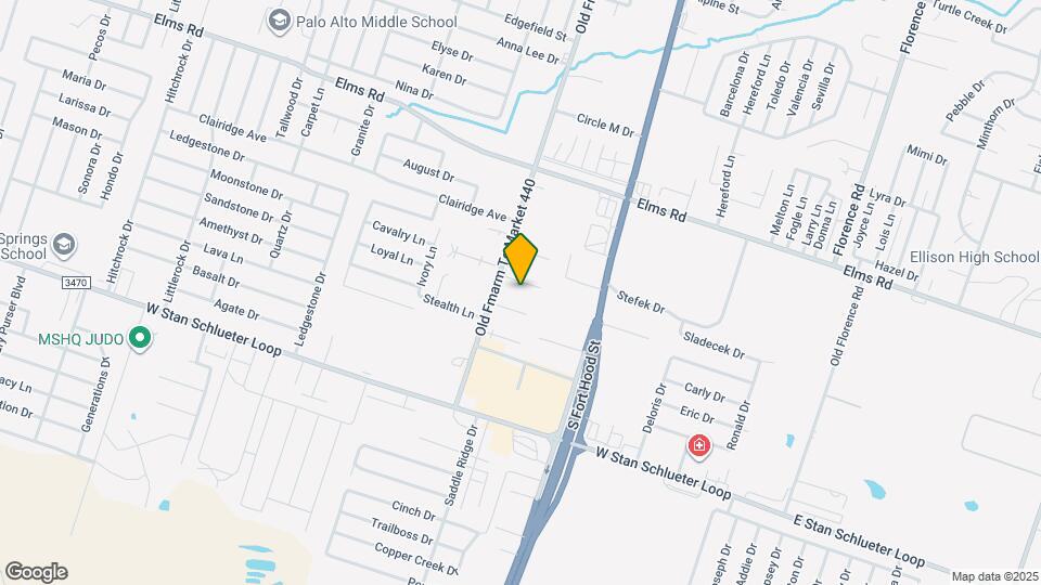 1106 Leslie Cir Map and Location Details