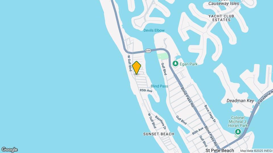Mitchell's Sunset Beach Apts Map and Location Details