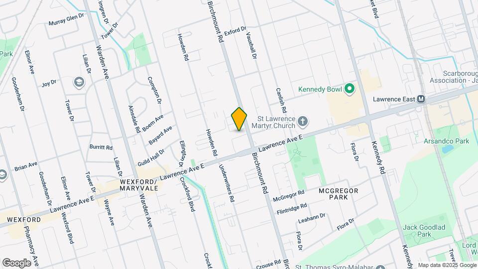 1328 Birchmount Rd Map and Location Details