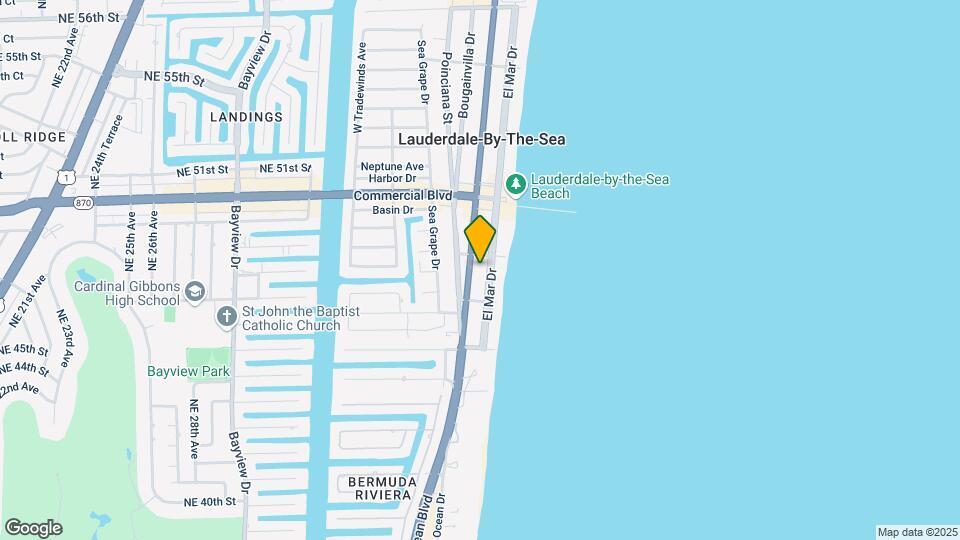 4228 N Ocean Dr Map and Location Details