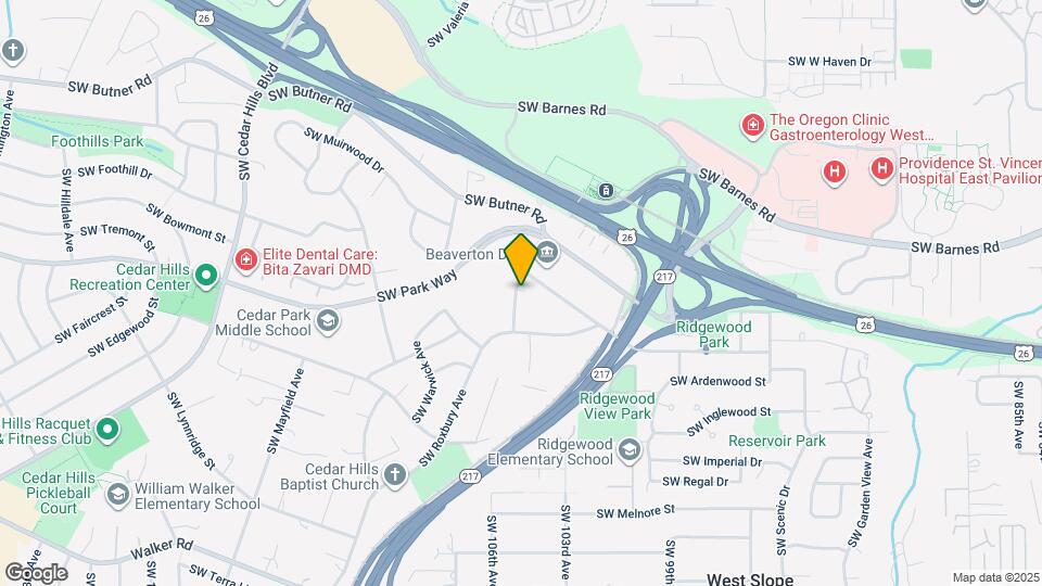 1730 SW Marlow Ave Map and Location Details