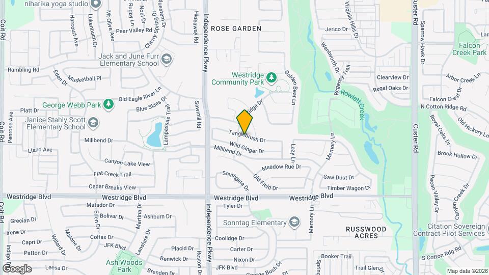 9865 Tanglebrush Dr Map and Location Details