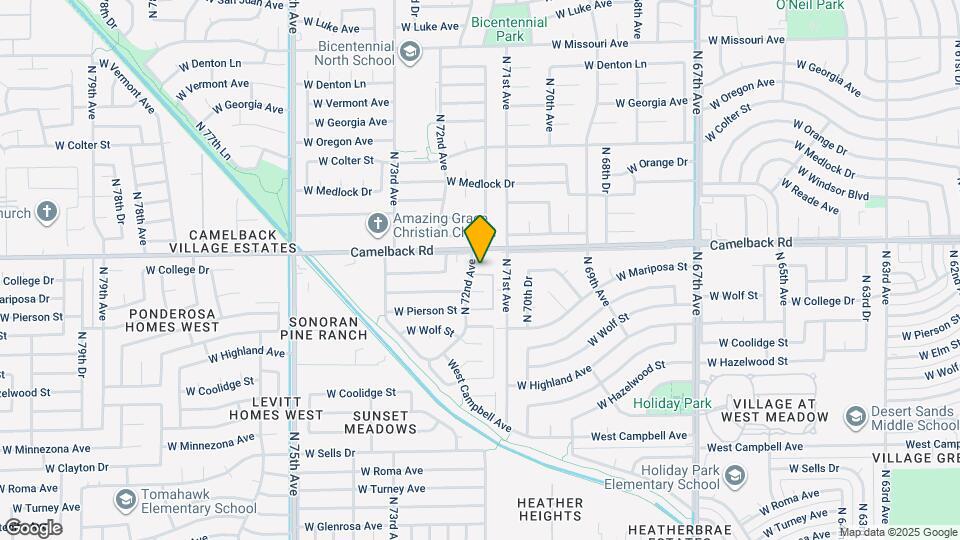 7124 W Mariposa St Map and Location Details