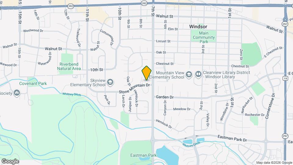 804 Stone Mountain Dr Map and Location Details