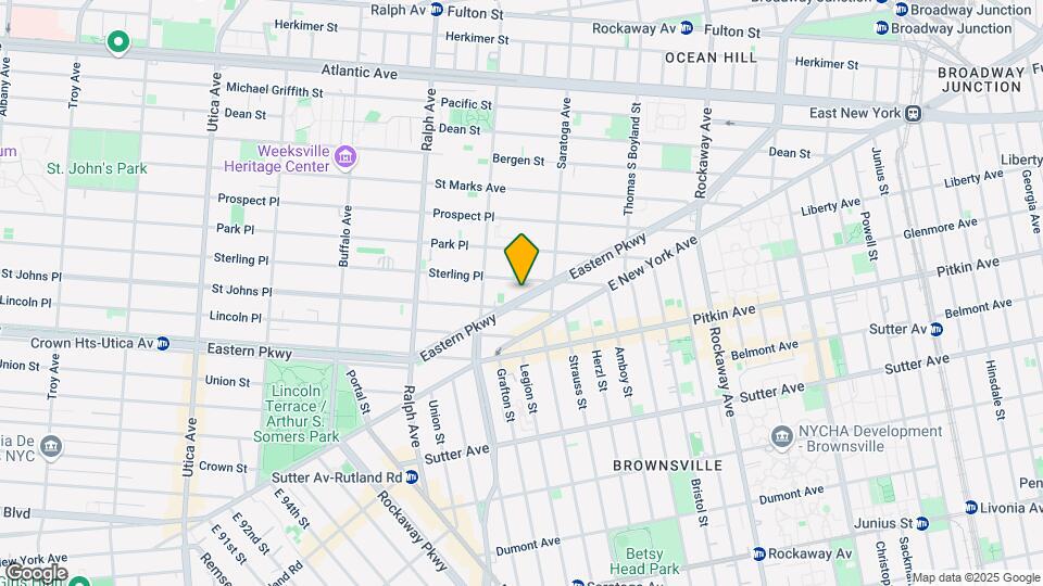 1503 Eastern Parkway Map and Location Details