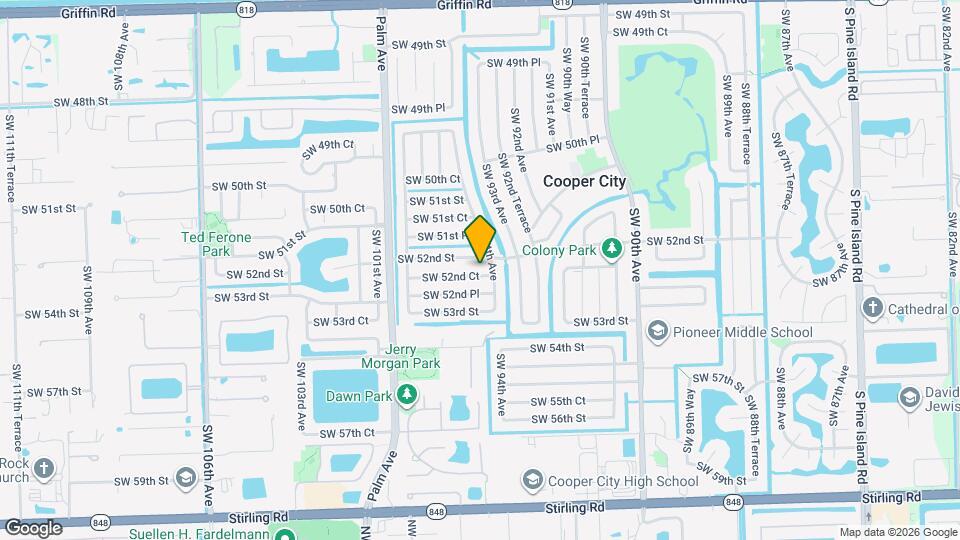 9423 SW 52nd Ct Map and Location Details