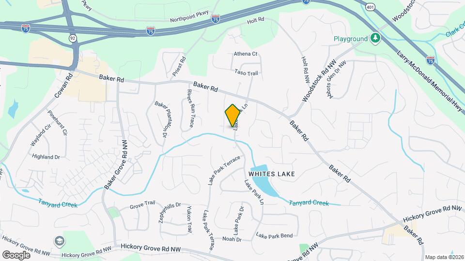 4939 Lake Park Ln Map and Location Details