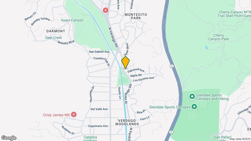 2918 N Verdugo Rd Map and Location Details
