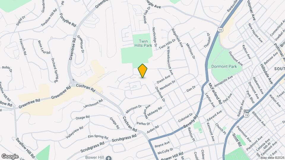 110 Jamestown Dr, Unit D Map and Location Details