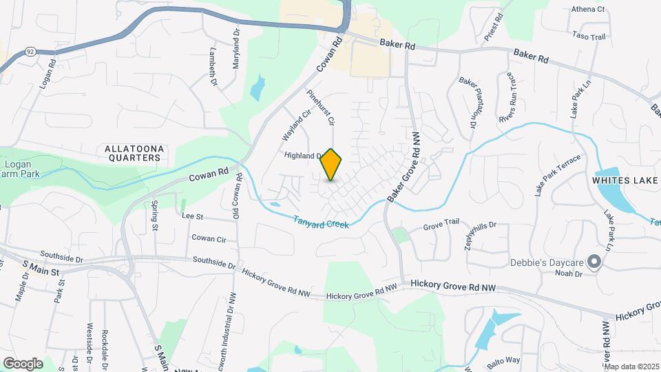 566 Windcroft Cir NW Mapa y Detalles de la Ubicación