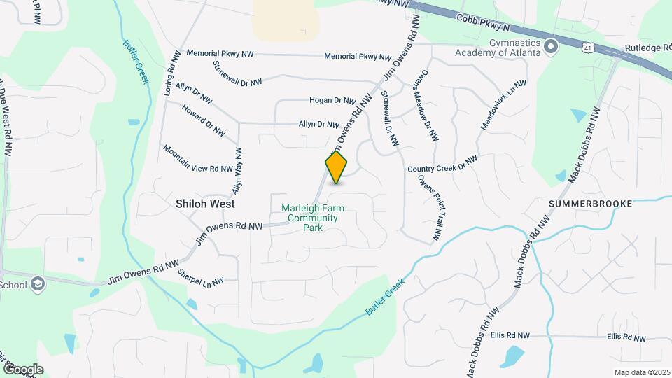 2643 Marleigh Farm Rd NW Map and Location Details