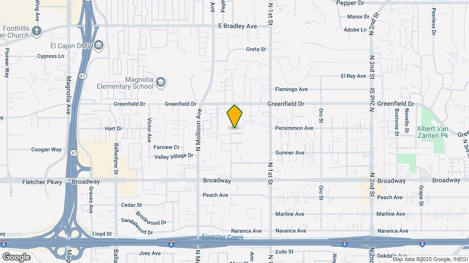 1179 N Anza St Map and Location Details
