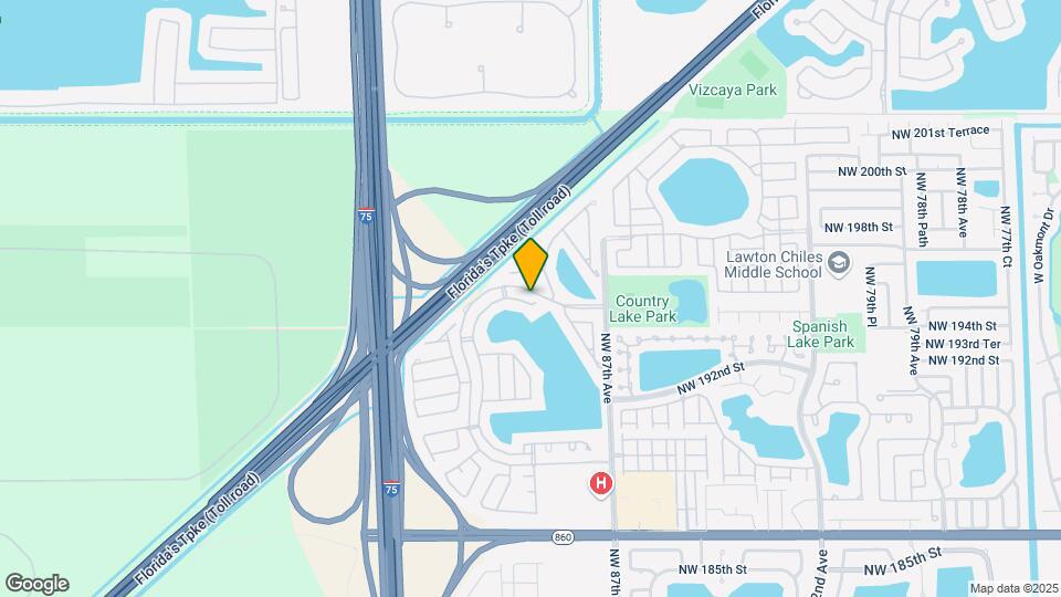 8831 NW 194th Terrace Map and Location Details