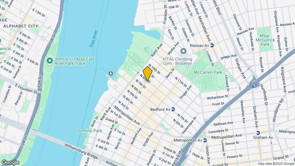 129 Wythe Ave Map and Location Details