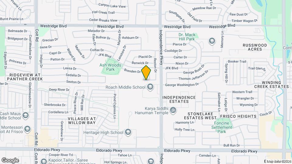 10137 Sanden Dr Map and Location Details