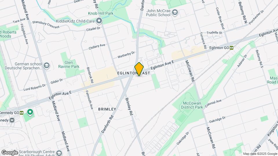 2789 Eglinton Ave E Map and Location Details