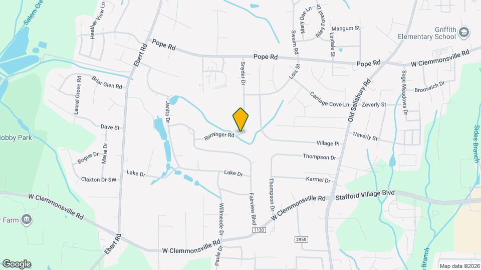 1802 Rominger Rd Map and Location Details