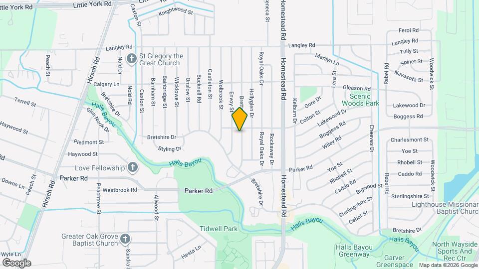 10221 Bretton Dr Map and Location Details