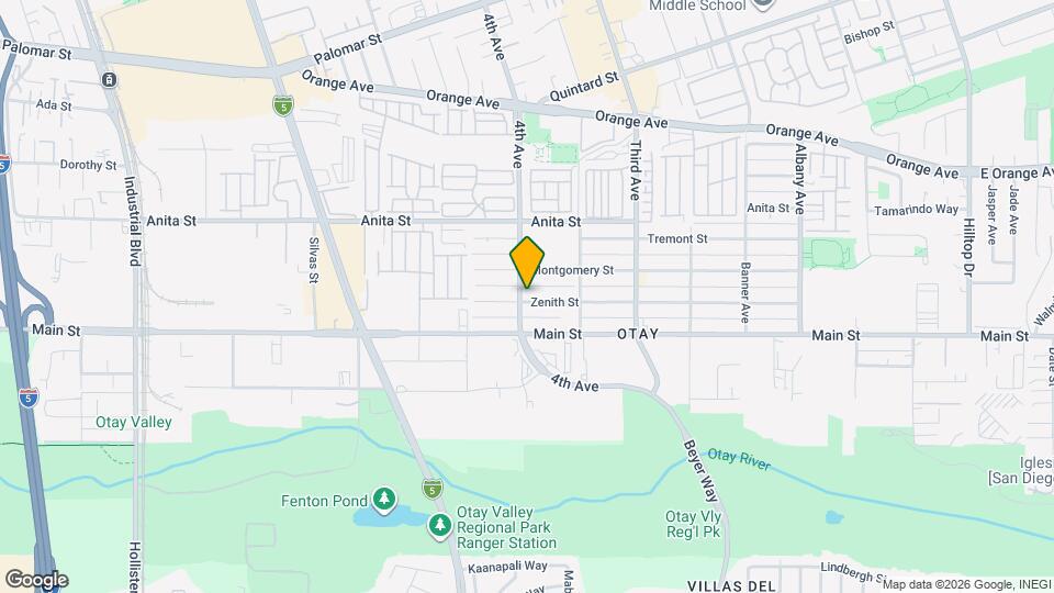 394 Zenith St Map and Location Details