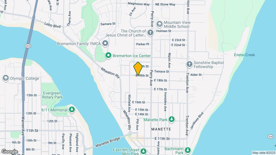 2023 E 18th St Map and Location Details