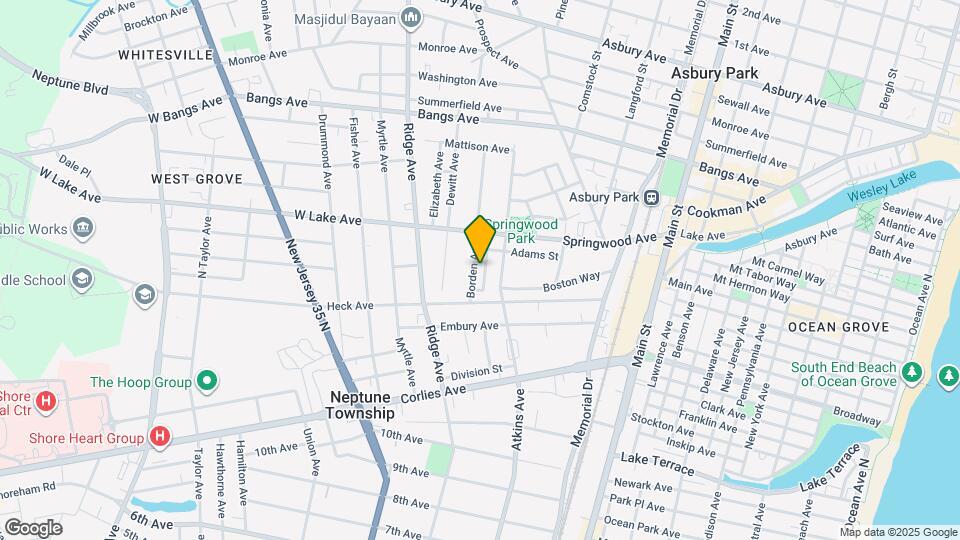 22 Borden Ave Map and Location Details