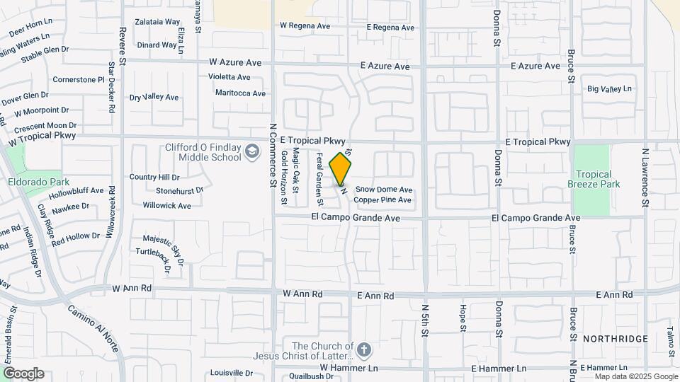 5836 Sierra Cliff St Map and Location Details