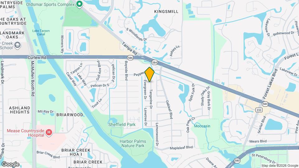 414 Tangerine Dr Map and Location Details