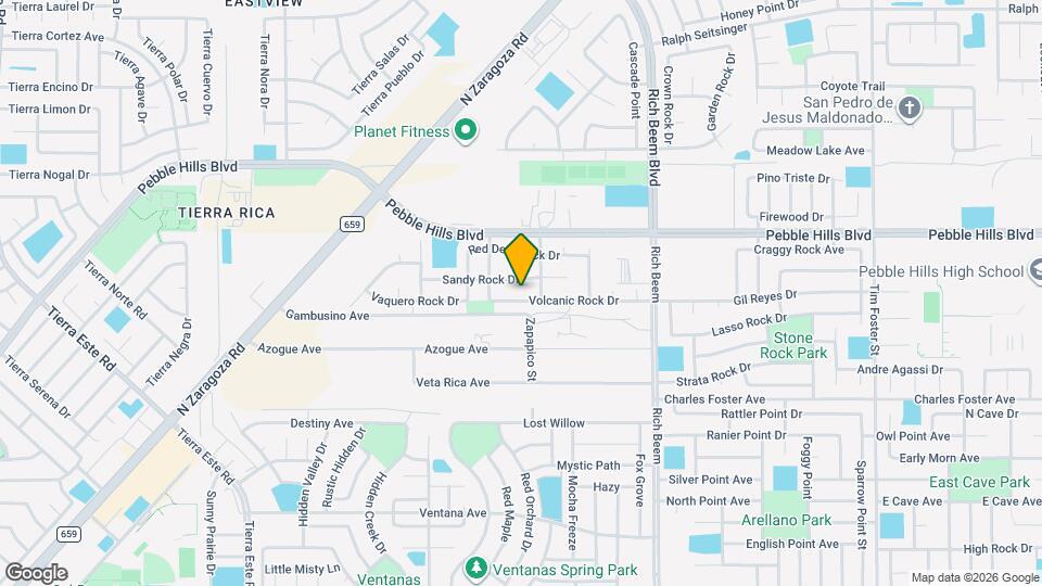 14029 Volcanic Rock Dr Map and Location Details