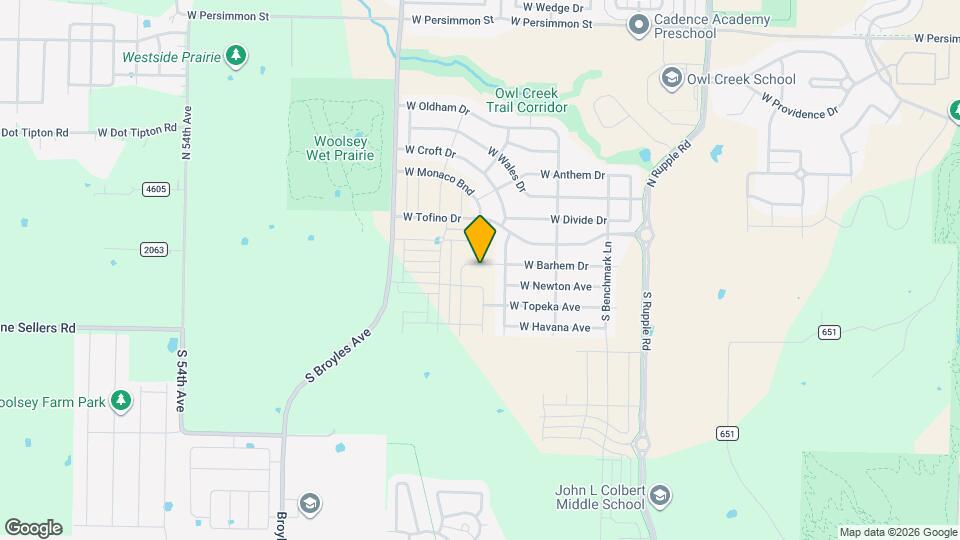 103 S Maroon Ave Map and Location Details