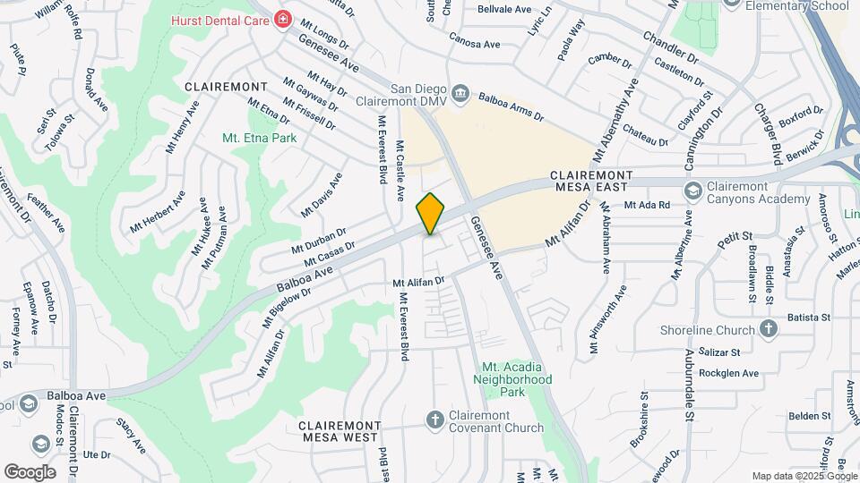 4180 Balboa Way Map and Location Details
