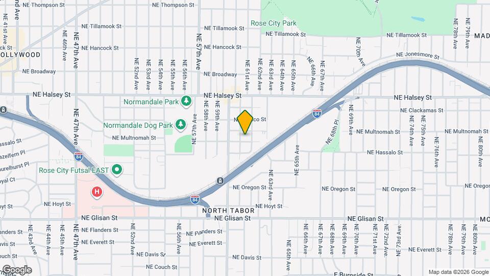 6121 NE Hassalo St Map and Location Details