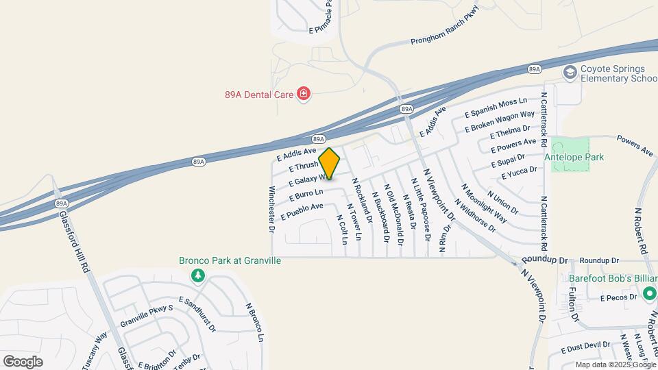 7212 E Burro Ln Map and Location Details