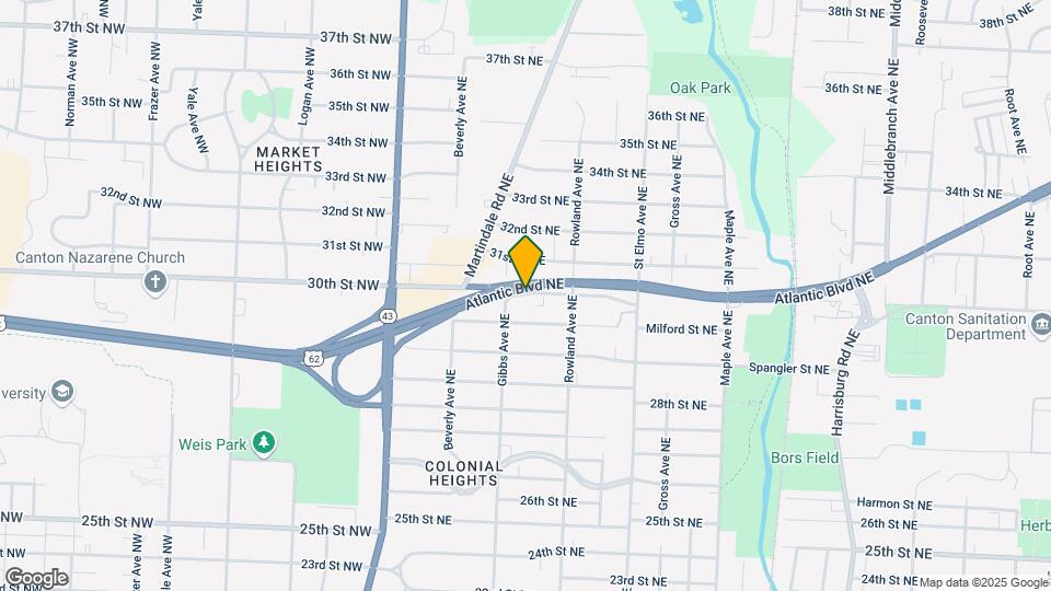 1116 30th St NE Map and Location Details