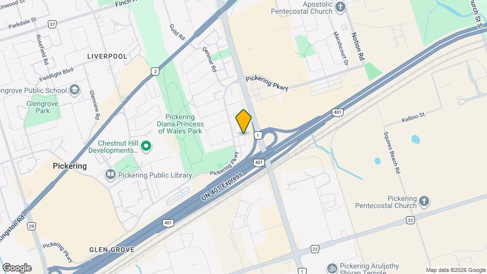 1635 Pickering Pkwy Map and Location Details