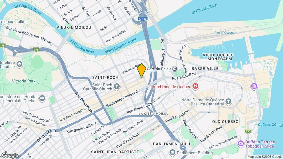 820-838 St-Joseph Rue E Map and Location Details