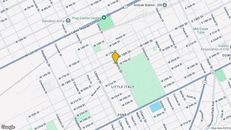 610 W 19th St, Unit 2 Map and Location Details