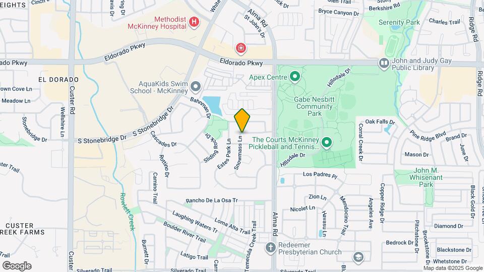 7721 Glenwood Springs Ln Map and Location Details