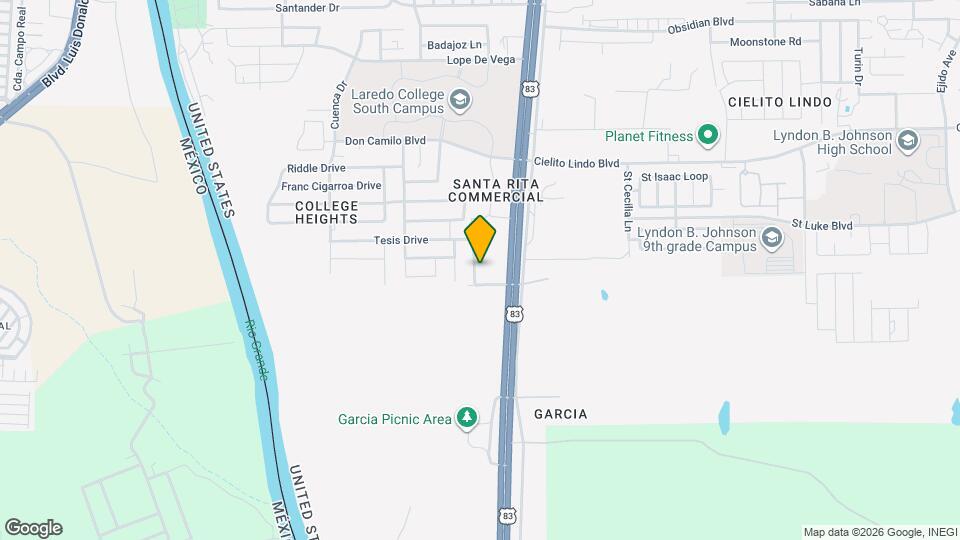 5821 Doctorado Dr Mapa y Detalles de la Ubicación