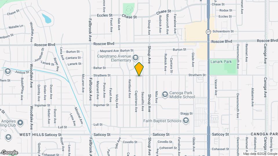 7948 Capistrano Ave Map and Location Details